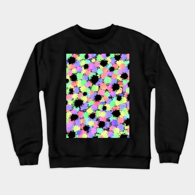 Paint splatter crewneck hot sale
